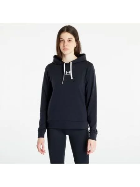 Φούτερ Under Armour Rival Terry Hoodie Black/ White XS λευκό