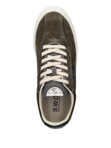Sneakerși Stepney Workers Club din piele verde