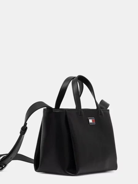 Pandantiv Tommy Jeans din piele negru