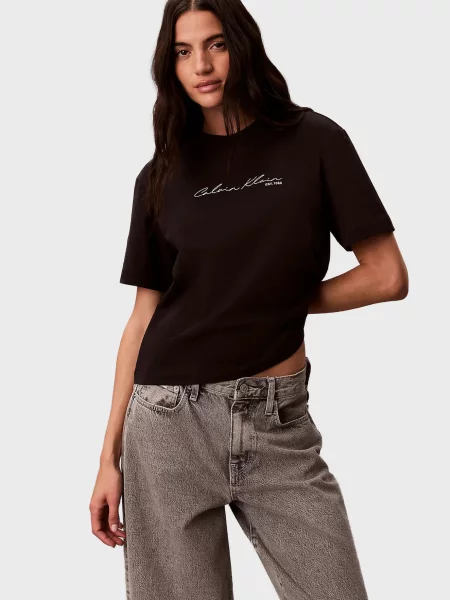 Футболка Calvin Klein Jeans чорна