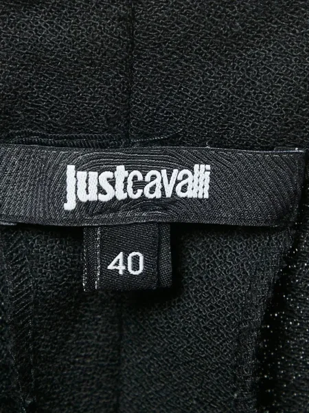 Панталон Just Cavalli от креп черно