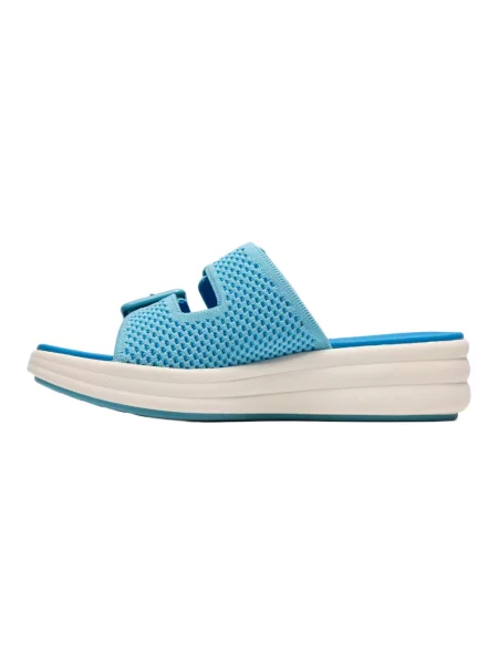 Klapki Clarks niebieskie