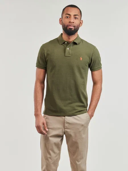 Mrežasta polo majica Polo Ralph Lauren zelena