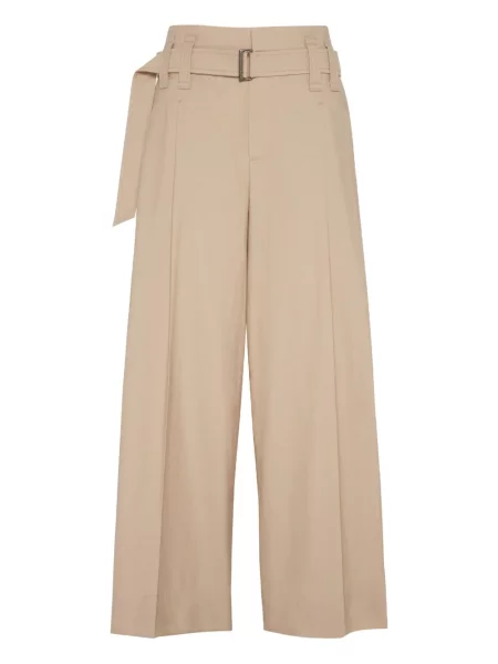 Cu centură pantaloni Brunello Cucinelli