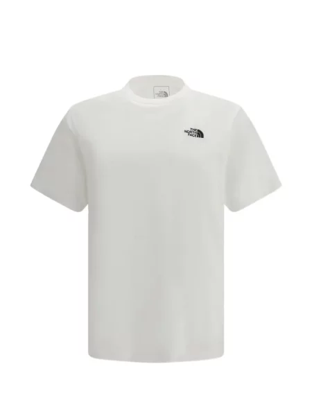Tricou The North Face cu autograf alb