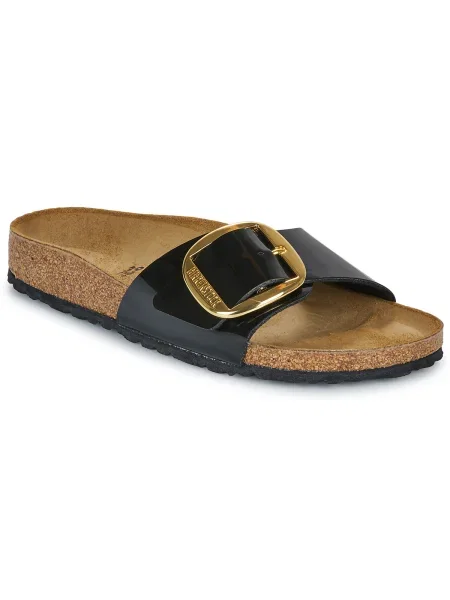 Papuci Birkenstock cu cataramă negru