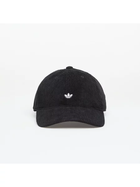 Вельветова кепка Adidas Originals чорна