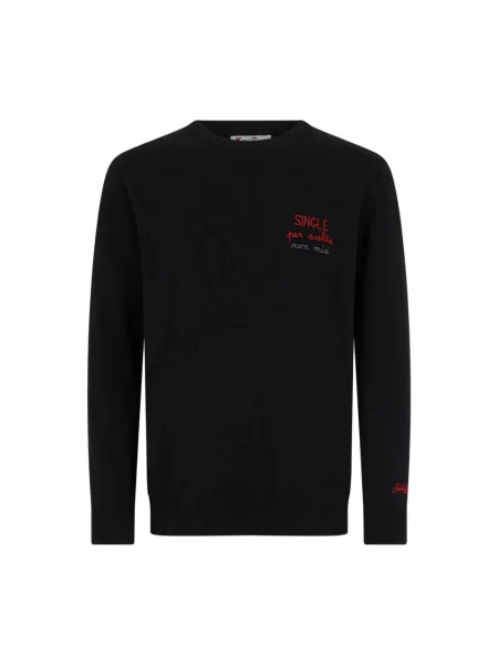 Sweter Mc2 Saint Barth wełniany szary