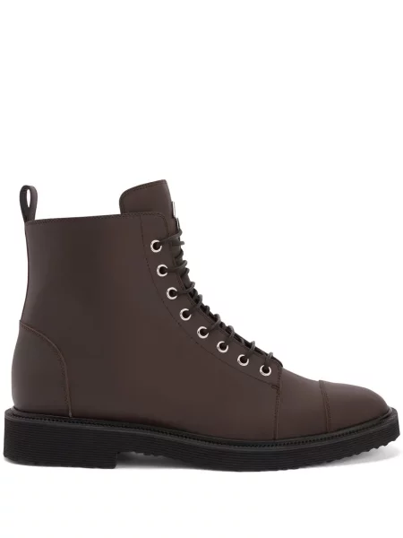 Cizme scurte Giuseppe Zanotti din piele maro