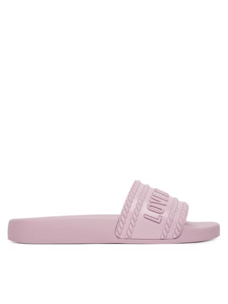 Шлепанцы Love Moschino розовые