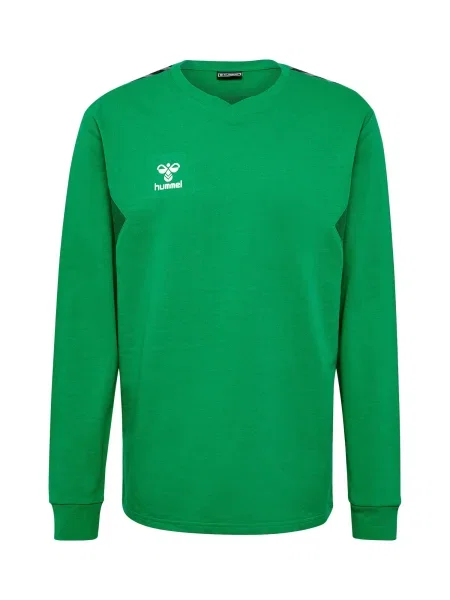 Hummel Sportovní mikina Authentic zelená bílá