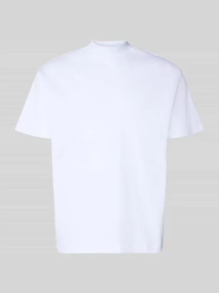 T-shirt o kroju relaxed fit z czystej bawełny model Boss Green biały