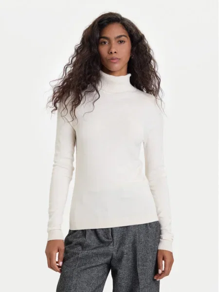 Vero Moda Bluză cu gât Happiness bej