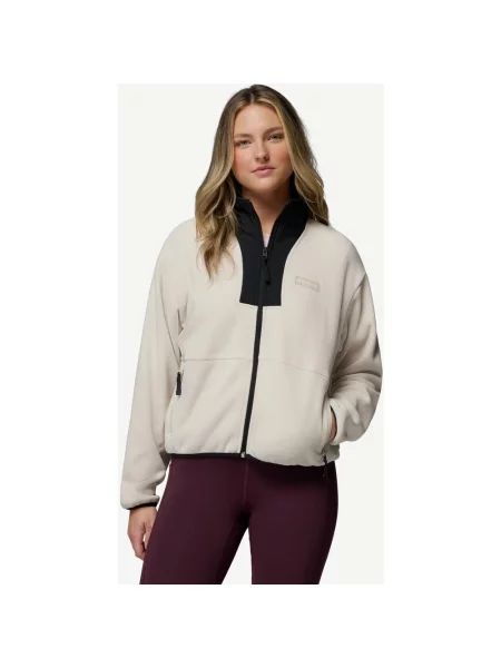 Polar Columbia Sequoia Grove II Full Zip kremowy czarny XS biały