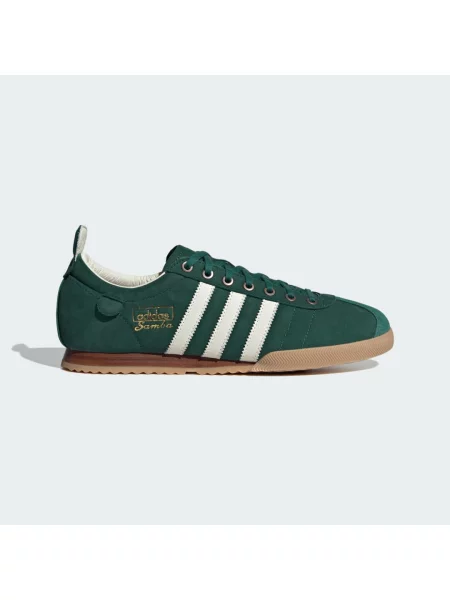 Adidas Originals sneakersy nubukowe Samba zielony białe