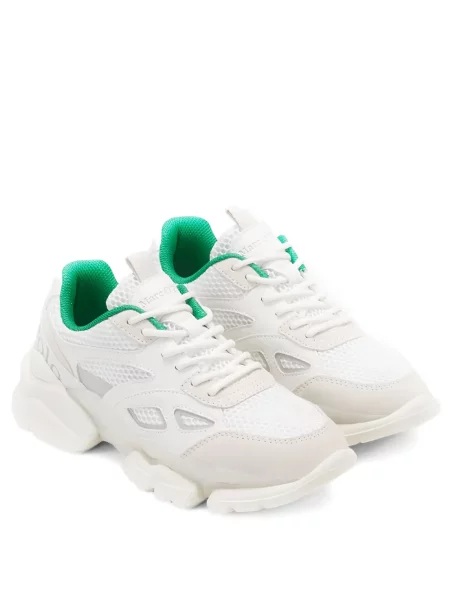 Sneakerși Marc O'polo plasă chunky alb