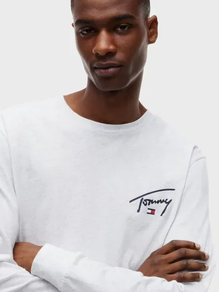 Лонгслив Tommy Jeans серый