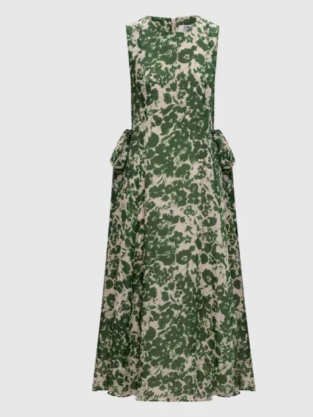 Сукня міді ALIBI в принт Max Mara зелена