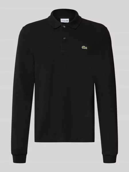 Lacoste longsleeve gładki czarny