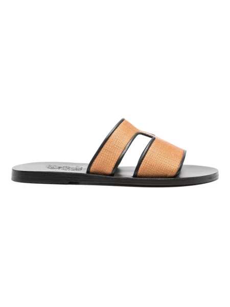 Klapki Ancient Greek Sandals skórzane brązowe