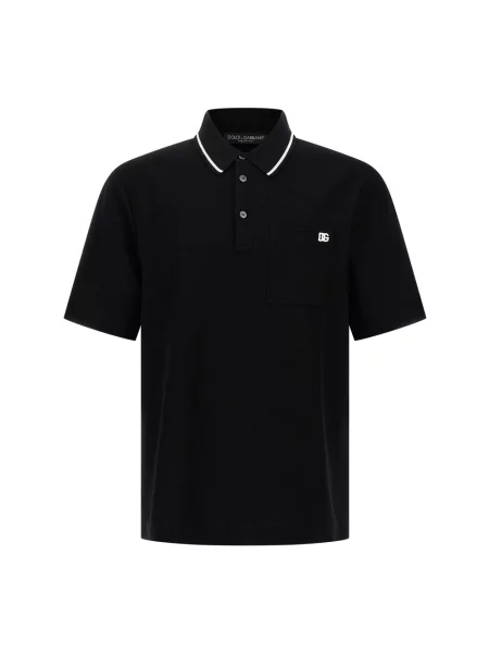 Koszulka polo Dolce And Gabbana czarna