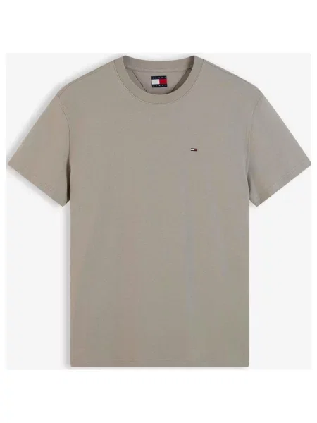 Koszulka damska Tommy Hilfiger Regular Sflag z krótkim rękawem S beżowy