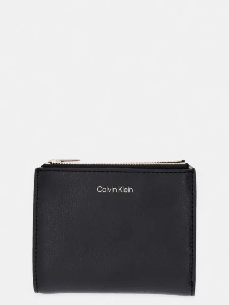 Blugi Calvin Klein din piele cu autograf negru