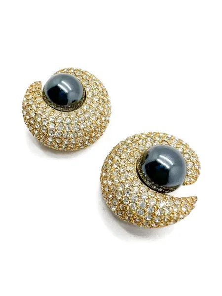 Обеци Jennifer Gibson Jewellery с перли златисто