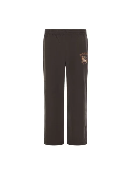 Spodnie dresowe Burberry z logo brązowe