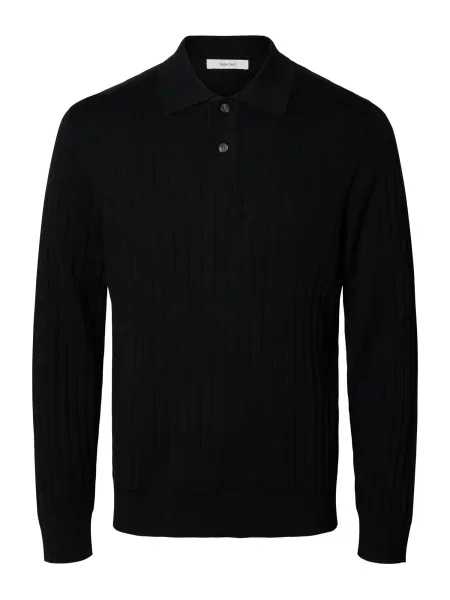 SELECTED Pulover SLMTorino' negru