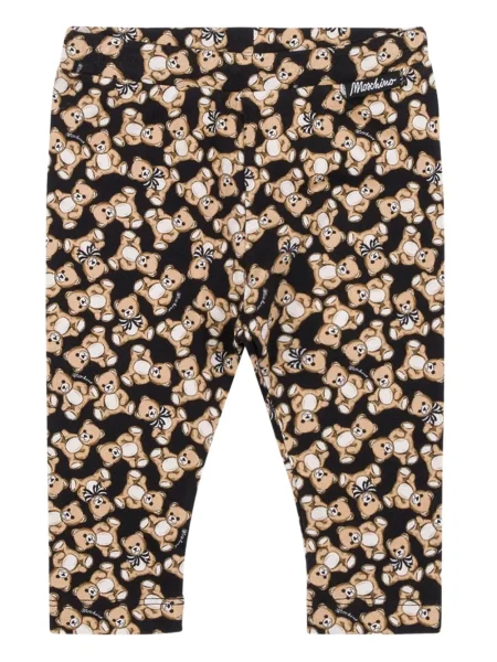Legginsy dziecięce Moschino czarne