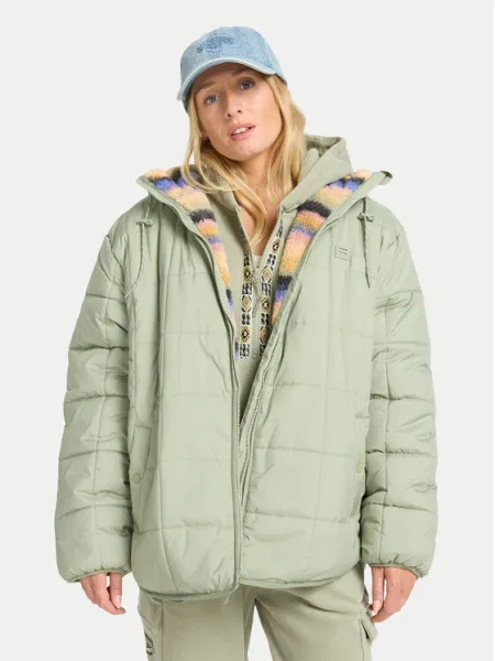 Billabong Geacă Happy Camper verde