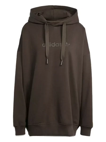 Długie sneakersy Adidas polarowe z nadrukiem czerwone