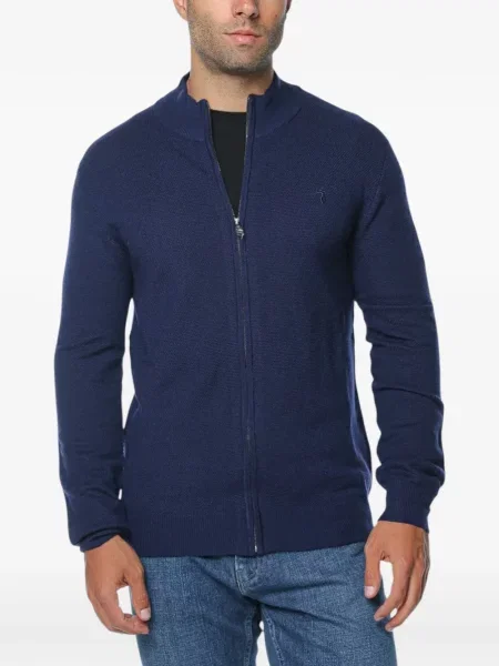 Cardigan Trussardi tricotate albastru