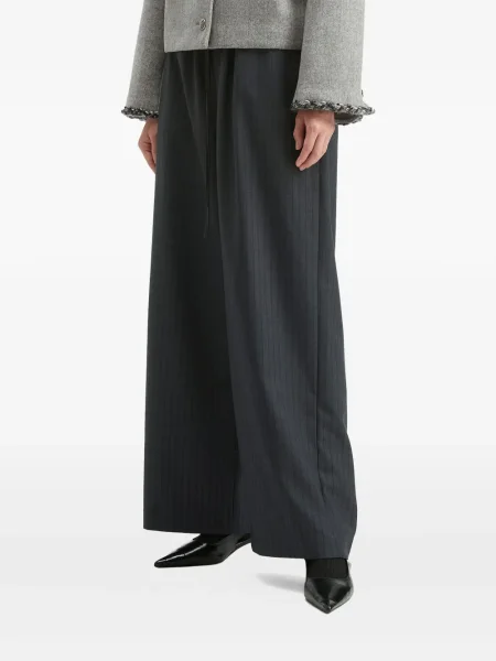 Pantaloni B+ab cu dungi gri
