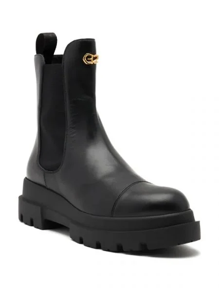 Giuseppe Zanotti De piele ghete chelsea negru