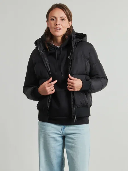 Páperová bunda Armani Exchange čierna