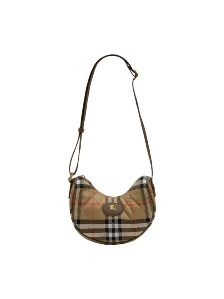 Torebka crossbody Burberry skórzana beżowa