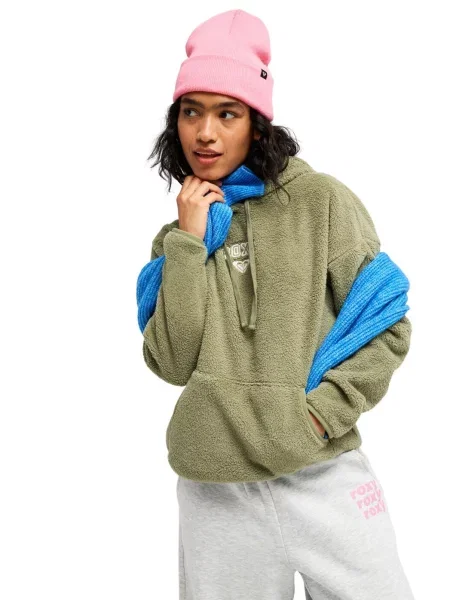 Bluza z kapturem dla Kobiety COOL CALLING zielony