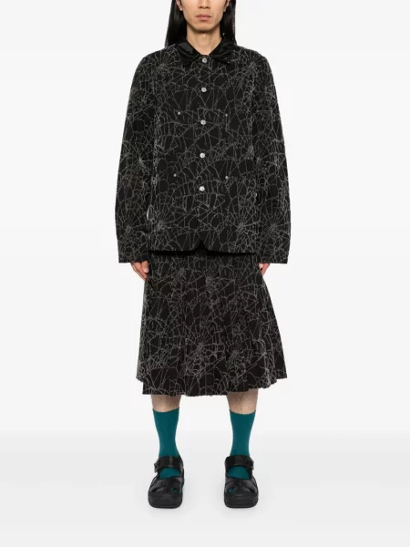 Pantaloni scurți Masu plisate negru