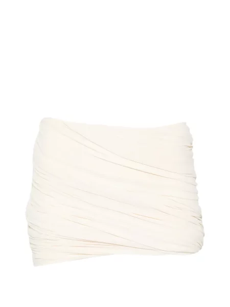 Mała mały spódnica mini Rick Owens Lilies z falbankami