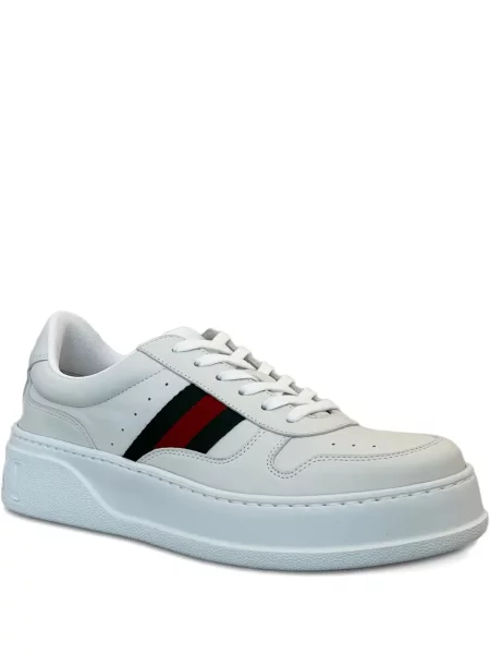Prugaste chunky tenisice Gucci bijela
