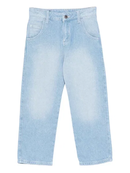 Jeansy dziecięce Emporio Armani niebieskie