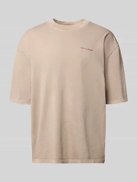 T-shirt o kroju oversized z wyhaftowanym logo Pegador