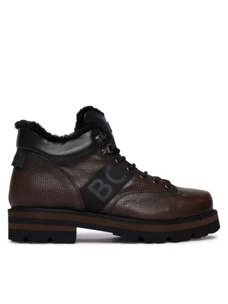 Zimowe Buty Skórzane Bogner Courchevel 29 brązowe