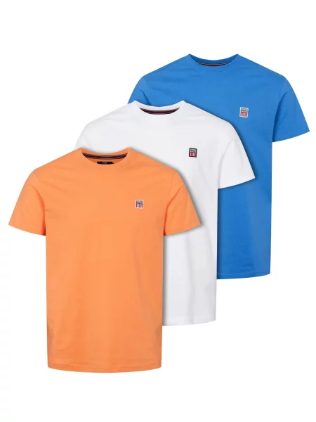 VINSON Tricou VMMassimo albastru / mai multe culori / portocaliu alb