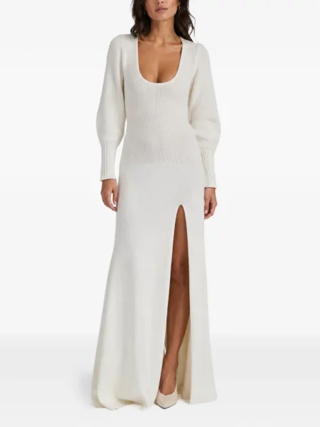 Lung rochie maxi Jacquemus alb