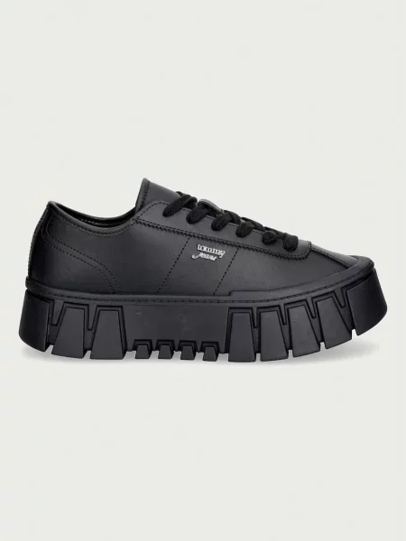 Tommy Jeans TJW PLATFORM SNEAKER LEATHER LC superge usnjene črna