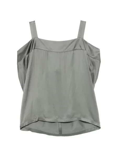 Top Collection Privée? din satin verde