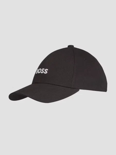 BOSS Orange czapka z daszkiem Mężczyźni jednolity ONE SIZE czarny